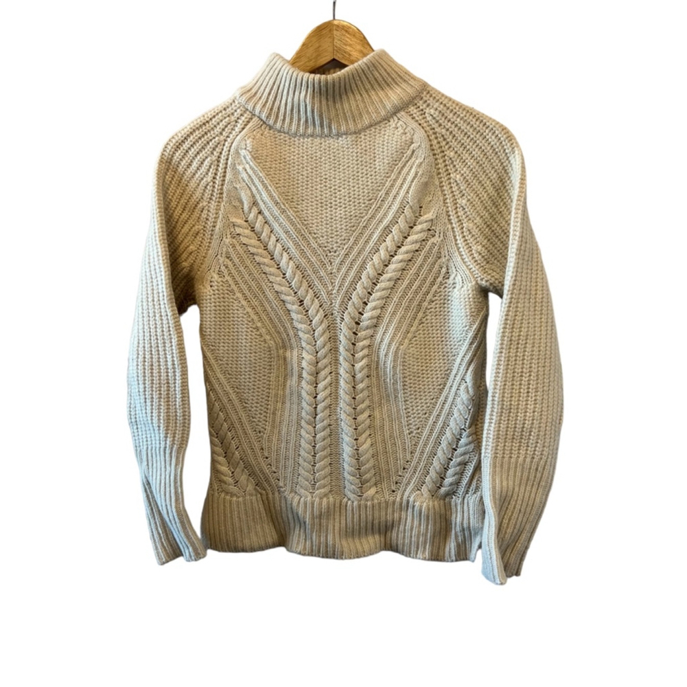 Roots Cream Turtleneck Sweater